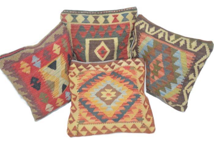 Kilim kussenhoes, decoratief kussen - ca. 50 x 50 cm -, Antiek en Kunst, Antiek | Kleden en Textiel