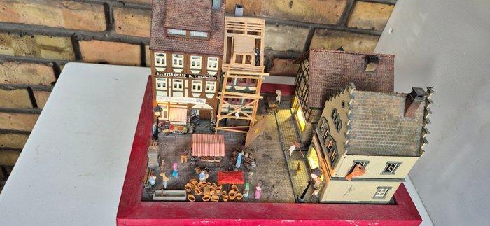 Vollmer H0 - Modeltreinlandschap (1) - Verlichte diorama van, Hobby en Vrije tijd, Modeltreinen | H0