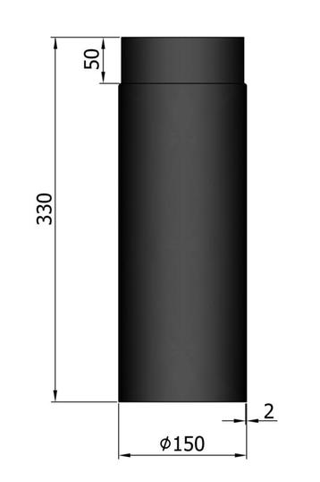 EW150 - 33 cm Zwart beschikbaar voor biedingen