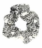 Scrunchie Haarelastiek Paisley Print Wit, Sieraden, Tassen en Uiterlijk, Uiterlijk | Haarverzorging, Nieuw