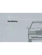 1991 MERCEDES BENZ 190 INSTRUCTIEBOEKJE NEDERLANDS, Auto diversen