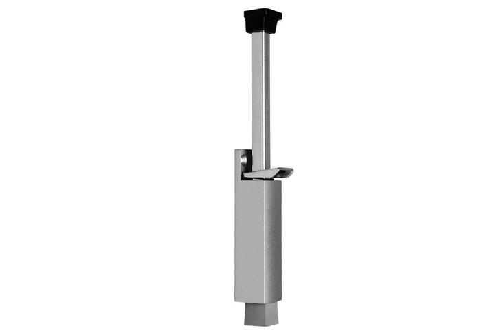 Luxe deurvastzetter schootuitslag van 120 mm zilver grijs, Doe-het-zelf en Verbouw, Hang- en Sluitwerk, Overige typen, Nieuw, Overige materialen