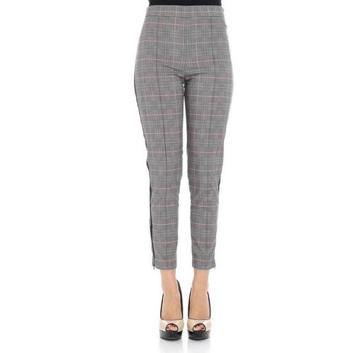 Pinko • grijs roze geruite pantalon • 38 (IT44), Kleding | Dames, Broeken en Pantalons, Grijs, Nieuw, Maat 38/40 (M), Verzenden
