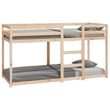 Stapelbed Grenenhout 80x200 | Retourdeal | 55% Korting! beschikbaar voor biedingen