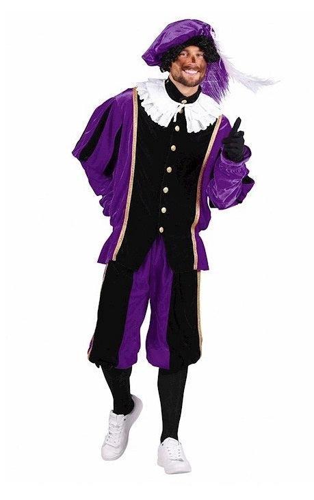 Piet Polyester A Paars-Zwart - XXS, Diversen, Sinterklaas, Verzenden