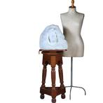 Robuuste piëdestal of atelier bok ca 1890 voor presentatie v, Antiek en Kunst, Antiek | Meubels | Tafels, Ophalen of Verzenden