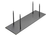 Metaalstaander metalen pin standaard 4 pinnen zwart 40x13x13, Ophalen of Verzenden, Nieuw
