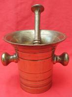 Vijzel en stamper (2) - Messing, Groot - Verzameling