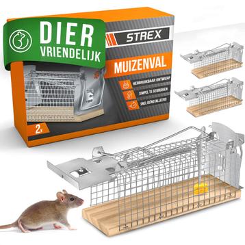 Strex Muizenval voor Binnen en Buiten - Diervriendelijk - beschikbaar voor biedingen
