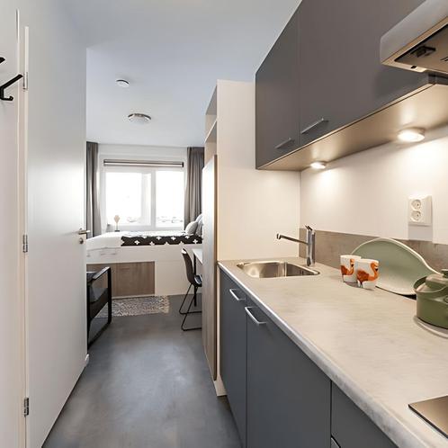 Zelfstandige studio tijdelijk met prijs inclusief, Huizen en Kamers, Kamers te huur, Utrecht