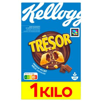 12x Kellogg's Tresor Melk Chocolade 1000 gr