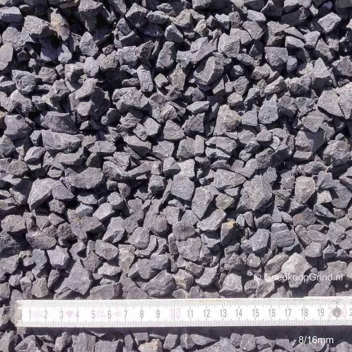 Basalt split big bag snel door heel NL bezorgd | div. maten, Tuin en Terras, Grind, Keien en Split, Split, Antraciet, Nieuw, Basalt
