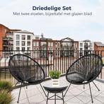 2dekans | LifeGoods Acapulco Bistroset - 3-Delig - Tuinset, Ophalen of Verzenden, Zo goed als nieuw