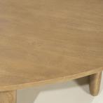 Salontafel Eleonora MAUD large Naturel *NIEUW* 96534, Japandi, 100 tot 150 cm, Nieuw, Overige vormen