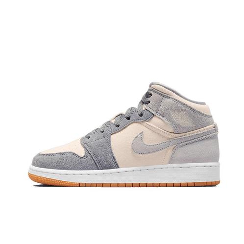 -9% Nike  Nike Air jordan 1 mid se coconut milk particle gre, Kleding | Dames, Schoenen, Grijs, Nieuw, Verzenden