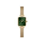 Daniel Wellington Quadro Mini Evergold Emerald, Sieraden, Tassen en Uiterlijk, Horloges | Dames, Verzenden, Nieuw