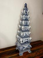 Vaas - Delfts Blauw - Aardewerk - Handbeschilderd XXL, Antiek en Kunst