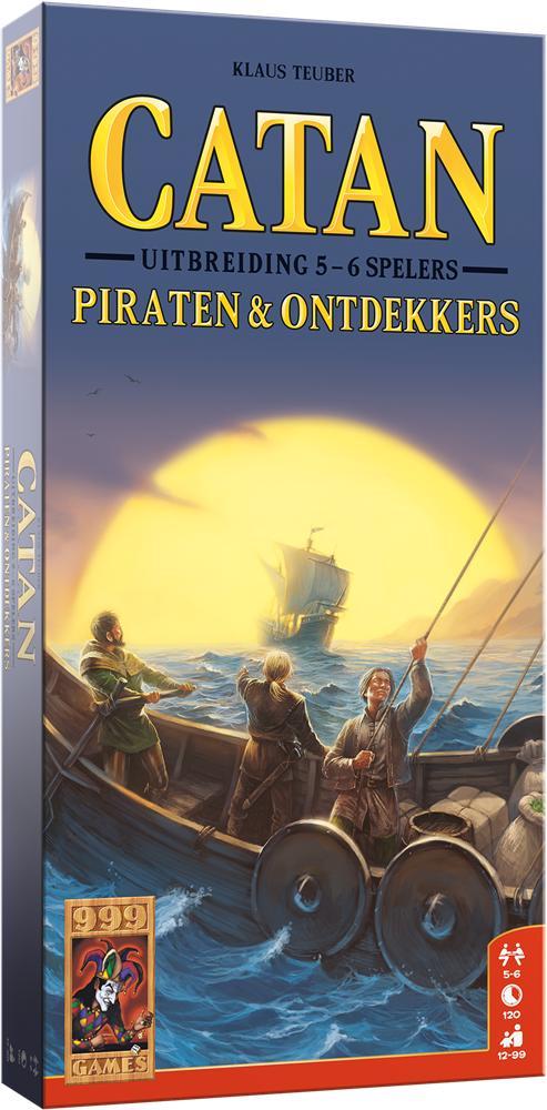 Catan - Piraten & Ontdekkers 5/6 spelers Uitbreiding | 999, Hobby en Vrije tijd, Gezelschapsspellen | Bordspellen, Nieuw, Verzenden