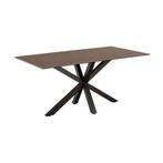 *WOONWINKEL* Keramische Eettafel Bruin 160x90 Cm, Huis en Inrichting, Tafels | Eettafels, Verzenden, Nieuw