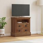 vidaXL Opbergkast met lade Naturel 60 x 30 x 60 cm Massief, Kinderen en Baby's, Verzenden, Nieuw