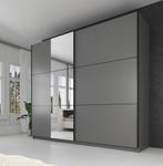 Kledingkast - Grijs - 236 x 63 x 210 cm - Garderobekasten, Huis en Inrichting, Kasten | Vitrinekasten, Nieuw, Modern, 50 tot 75 cm
