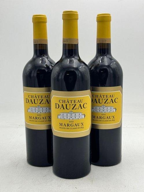 2021 Chateau Dauzac - Margaux 5ème Grand Cru Classé - 3, Verzamelen, Wijnen