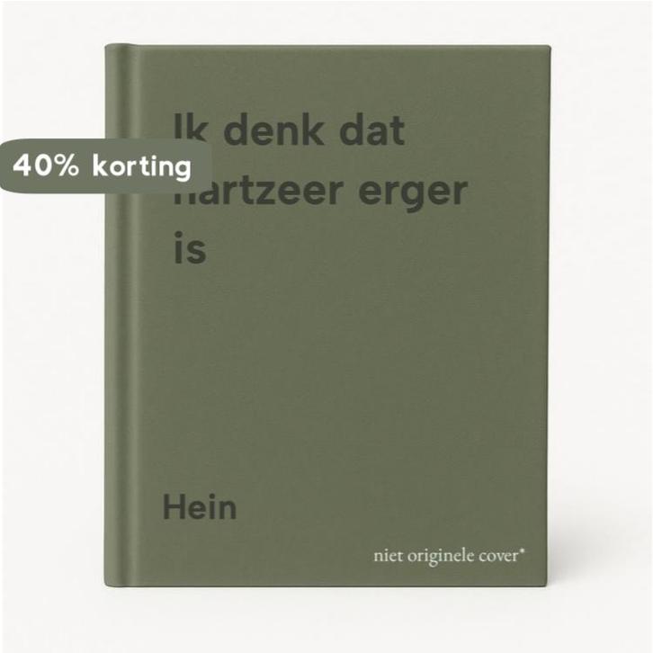 Ik denk dat hartzeer erger is 9789035101210 Hein, Boeken, Gedichten en Poëzie, Gelezen, Verzenden