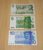 Nederland. - 2 x 5 and 10 Gulden - Various Dates  (Zonder