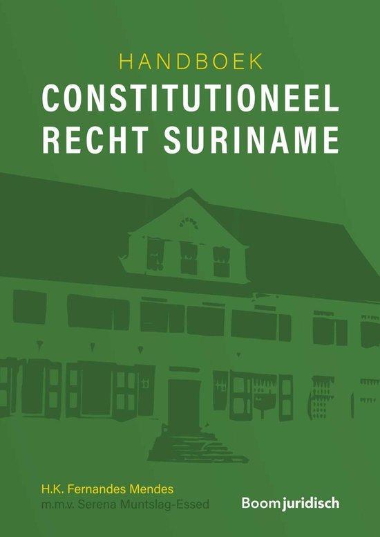 9789462127951 Handboek constitutioneel recht Suriname, Boeken, Studieboeken en Cursussen, Nieuw, Verzenden