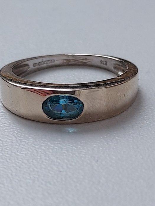 Zonder minimumprijs - Cocktailring - 9 kt. Witgoud - 0.60ct., Sieraden, Tassen en Uiterlijk, Antieke sieraden