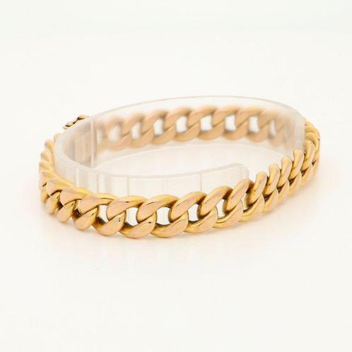 Schakelarmband - 18 karaat Geel goud, Sieraden, Tassen en Uiterlijk, Antieke sieraden