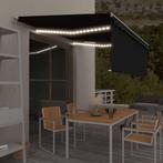 vidaXL Luifel handmatig uittrekbaar rolgordijn LED 4,5x3 m, Verzenden, Nieuw