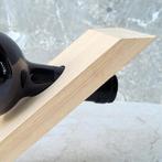 HOCHO Eikenhouten Balans Wijnhouder 250x80x20 mm – Perfec., Ophalen of Verzenden, Nieuw