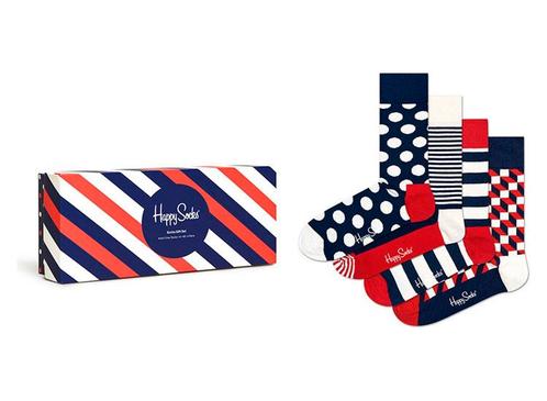 Happy Socks Classic - Gift Set - Maat 36-40 - 4 paar, Kleding | Heren, Sokken en Kousen, Nieuw, Verzenden