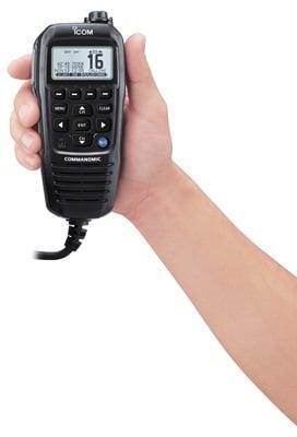 Icom HM229B Commandmic voor Icom M510E/M605E - ZWART, Watersport en Boten, Navigatiemiddelen en Scheepselektronica, Ophalen of Verzenden