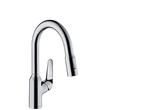 hansgrohe Focus M42 - keukenmengkraan 180 - uittrekbare, Verzenden, Zo goed als nieuw