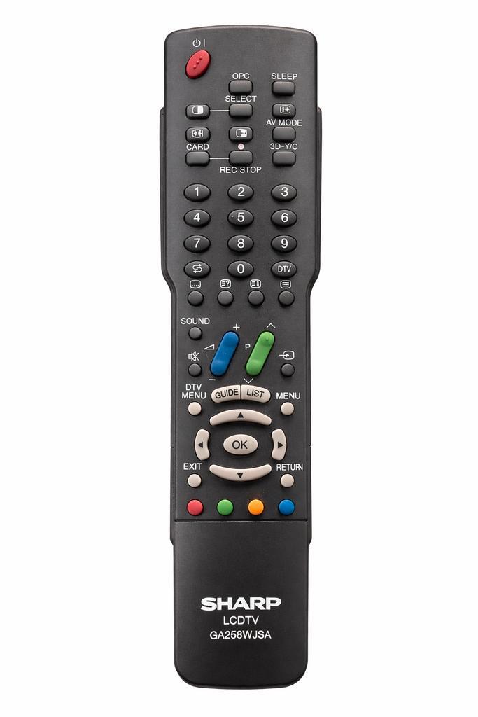Afstandsbediening / Remote GA258WJSA / RRMCGA258WJSA voor Sh, Audio, Tv en Foto, Afstandsbedieningen, Zo goed als nieuw, Verzenden