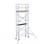 ALX rolsteiger 75 x 6,2m WH met voorloopleuning, Doe-het-zelf en Verbouw, Steigers, Verzenden, Nieuw, Rolsteiger of Kamersteiger