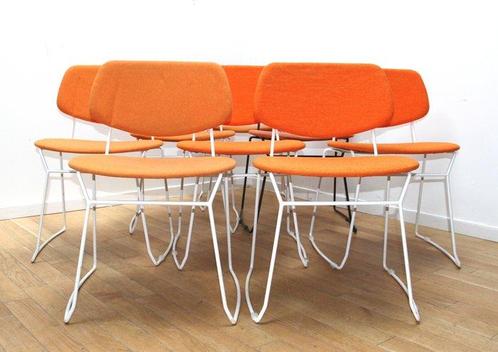 Billiani - Emilio Nanni - Stoel (8) - pop 554 - Synthetisch, Antiek en Kunst, Antiek | Meubels | Stoelen en Banken