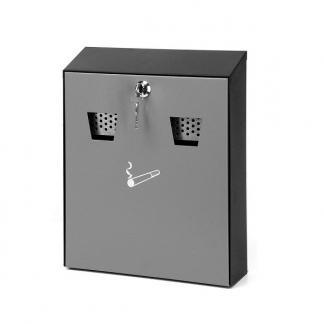 Wandasbak - Gardalux (Doofplaat, Zwart RVS), Huis en Inrichting, Woonaccessoires | Overige, Nieuw, Verzenden