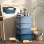 TRUUSK Kinderopbergboxen 4 Laden Afgeronde Randen Verhoogd D, Kinderen en Baby's, Kinderkamer | Commodes en Kasten, Verzenden