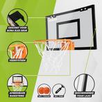 VirtuFit Pro Mini Basketbalbord met 2 Ballen en Pomp - Zwart, Sport en Fitness, Basketbal, Verzenden, Nieuw