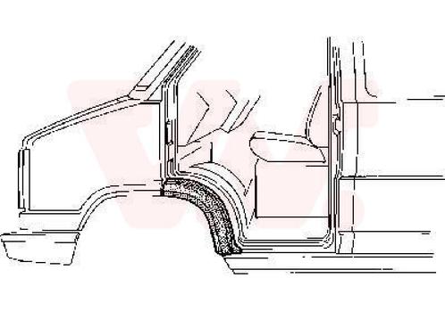 SPATBORD VOOR CITROEN C25 280/290 1982-1994, Auto diversen, Auto-accessoires, Nieuw, Ophalen of Verzenden