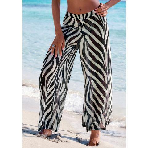 French Connection Strandbroek van transparante mesh,, Kleding | Dames, Broeken en Pantalons, Nieuw, Verzenden