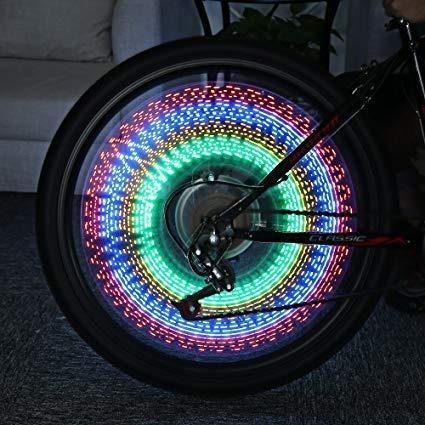 LED spaakwiel verlichting - 30 patronen - RGB, Doe-het-zelf en Verbouw, Overige Doe-het-zelf en Verbouw, Nieuw, Ophalen of Verzenden