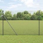 vidaXL Gelaste draadhek Grijs 1.6 x 10 m Staal, Verzenden, Nieuw, IJzer
