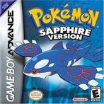 Pokemon Sapphire Version - Gameboy Advance - Beschadigd (..., Spelcomputers en Games, Games | Nintendo Game Boy, Ophalen of Verzenden