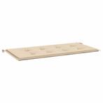 VidaXL tuinbank kussen, beige stof, L x B x D120 x 50 x 3 cm, Ophalen, Nieuw