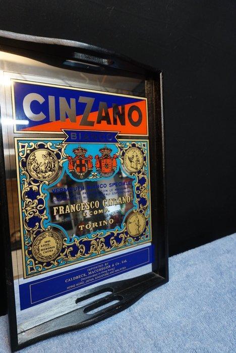 Dienblad - Cinzano Bianco Vintage serveertablett – Een, Antiek en Kunst, Curiosa en Brocante