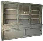 Buffetkast Zwolle Engels groen - grijs 300 x 240cm, Huis en Inrichting, Ophalen of Verzenden, Nieuw